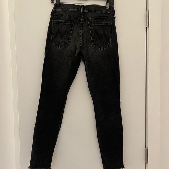 MOTHER looker ankle fray hem jeans in color “Night Hawk” - Picture 2 of 4